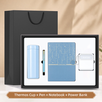 Ensemble Cadeau d'Affaires Premium : Carnet Étoilé, Stylo, Gobelet Isotherme, Batterie Externe – Idéal pour Cadeau Client ou d'Entreprise