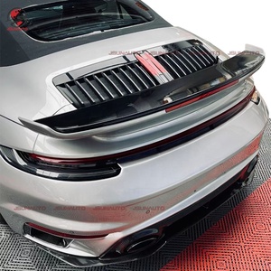 Aileron arrière relevable de style Carrera <span class=keywords><strong>992</strong></span> Turbo de bonne qualité pour Porsche 911 <span class=keywords><strong>992</strong></span> Carrera <span class=keywords><strong>Cabriolet</strong></span> 19-25y, aileron de coffre aérodynamique - Product Image 4