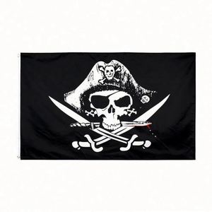 China Factory Wholesale 3x5 ft Cheap <b>Flag</b> Full Color Printed 150D Polyester Digital Printing Custom Pirate <b>Flags</b>, Banners - Product Image 1
