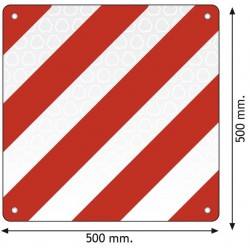 EN12899 <span class=keywords><strong>Plaque</strong></span> d'avertissement en aluminium 50*50cm Panneau <span class=keywords><strong>de</strong></span> sécurité routière pour l'Italie utilisant - Product Image 4