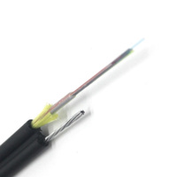 Câble de communication de chute de fibre optique FTTH 1 2 4 6 8 12 G657A G652D autoportant