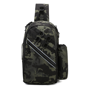 Sac de pêche multifonctionnel 50L en nylon imperméable avec bretelles double/simple, capacité de suspension de canne, unisexe - Product Image 4