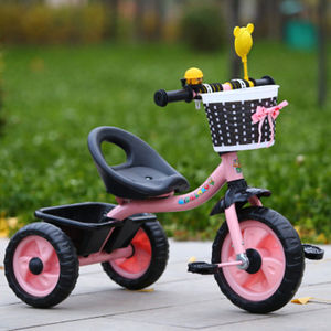 Jouets d'extérieur abordables : Tricycles, vélos et poussettes pour bébés - Âges 1-5 ans, cadre métallique léger, roues en <span class=keywords><strong>mousse</strong></span>, vélos à pédales pour enfants - Product Image 5