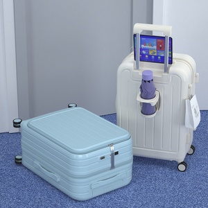 Maleta de Viaje con Ruedas Giratorias ABS Recargable con Apertura Frontal de 20 Pulgadas, Ligera, Anti-Robo, Impermeable, para Hombre - Product Image 4