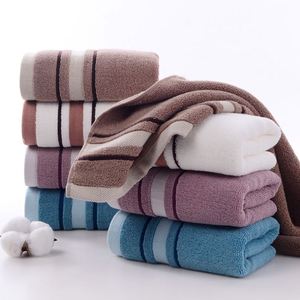 <b>Striped</b> Cotton Set Large Thick Bath Bathroom Facial Shower <b>Towel</b> for Adults Home Hotel - Product Image 3