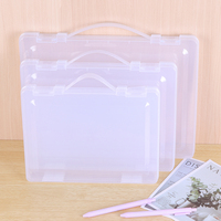 YUZMEI OEM ODM - Estuche para Documentos con Asa, Organizador de Archivos A5 A4, Carpeta, Caja de Almacenamiento de Cuero y Plástico, Organizador de Documentos de Oficina