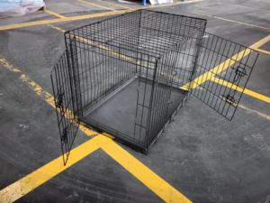 Fabriek Enkele Dubbele Deur Opvouwbare Roestvrijstalen Pet Pen Indoor Hondenkennels Hondenkrat Hondenkooi Bedraad - Product Image 2