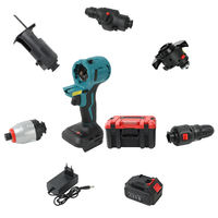 Juego de Herramientas Combinadas Multifuncionales Inalámbricas de Alta Calidad OEM: Taladro, Destornillador, Llave Inglesa, Soplador, Motosierra, 1 Año de Garantía, Uso en Auto y Hogar