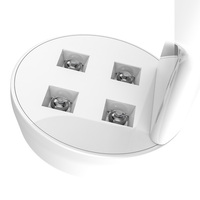 Séchoir à ongles 36W à double lumière Lampe UV portable à une main pour salon d'art des ongles, séchage rapide et automatique, sans danger pour les yeux.