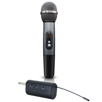Kablosuz Mikrofon Metal Çift Profesyonel UHF Kablosuz Dinamik Mikrofon El Tipi Sistem 100ft Menzil AM/FM Fonksiyonlu Ev Karaoke