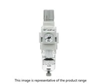 Vanne de réduction de pression avec filtre AW20F02RB, interface 1/4 po, 10 bars, purge automatique, précision de filtration 5 m, série AW20