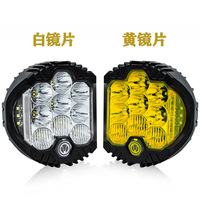 Nuevos Faros Delanteros de Tres Lados de 7 Pulgadas para Camiones, Vehículos Grandes, Vehículos Todoterreno, Alta Luminosidad, Luz Diurna Blanca Natural, 12V-24V