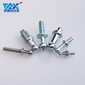 Vis à tête sphérique sur mesure M7 en acier au carbone zingué pour éclairages automobiles - Product Image 3