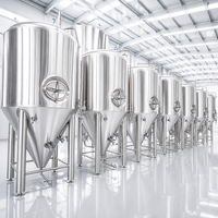 Fermenteur isobare en acier inoxydable Tonsen de 200L à 5000L, cuve de fermentation et de clarification 2HL-50HL pour brasserie