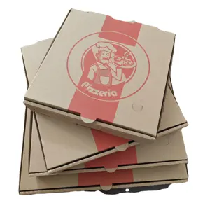 Factory Cheap Price Custom Packaging Black Pizza Box With Logo