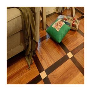 Pavimento in Parquet Artificiale in <span class=keywords><strong>Legno</strong></span> Massello con Intarsio in Padauk <span class=keywords><strong>Africano</strong></span> Durevole, 18mm, Senza Formaldeide, con Garanzia di 5 Anni - Product Image 1