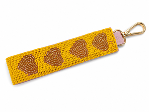 Porte-clés artisanal Sstringz avec visage souriant perlé, breloque de sac colorée et mignonne, accessoire cadeau personnalisé pour clés, sacs à dos et sacs à main - Product Image 3