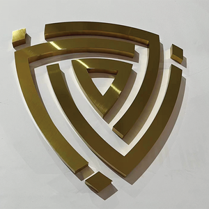 Letrero de Pared con Logotipo Metálico 3D Personalizado, Letras de Acero Inoxidable y Latón, Decoración Dorada, Emblema de Marca, Señalización Metálica Brillante para Interiores y Exteriores - Product Image 6