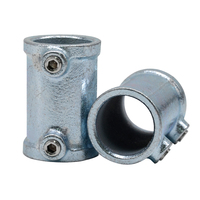 Colliers de serrage galvanisés standard à tête ronde et carrée avec trous de fixation de 3/4 po et 1 po pour étagères de rangement