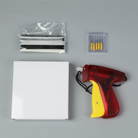 Miniatur pistol jarum halus pistol pakaian dalam plastik kemeja jahitan pistol selimut Hemming cepat jahitan Tag Gun untuk pakaian