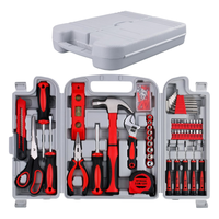 Ensemble d'outils à main polyvalents pour la maison de 156 pièces, boîte à outils pliable, kit complet d'outils de réparation