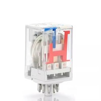 Relay Miniatur Elektromagnetik 3z Epoxy DC 5V 12V 24V 220V 11 Pin 10A Bersertifikasi ROHS TUV