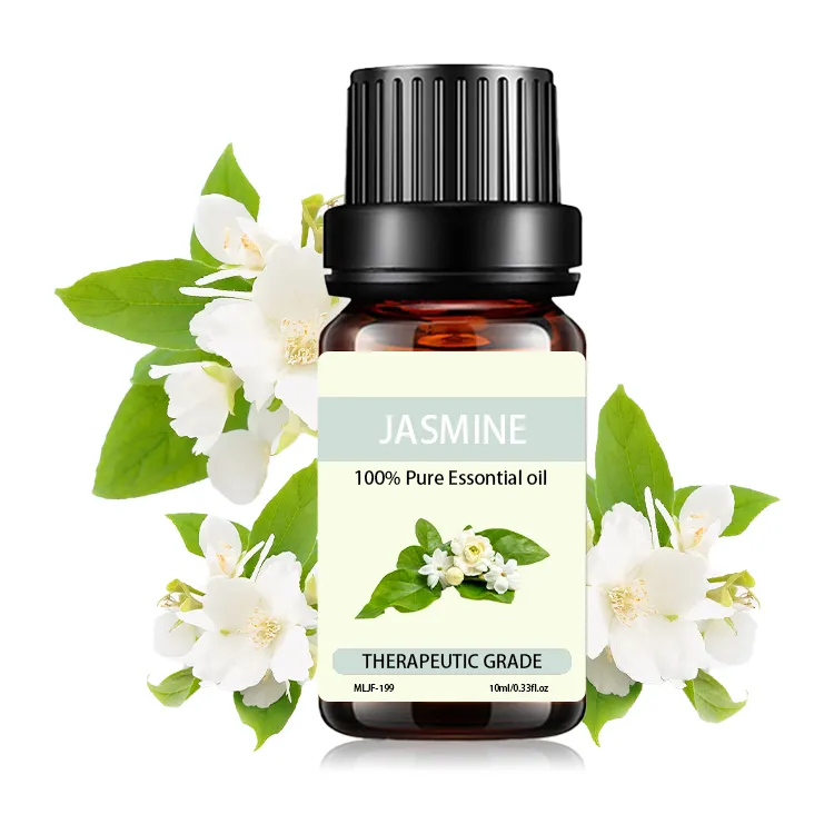 Romantic Floral Essence Pure Organic Nature Jasmine Essential Oil For Aroma Perfume Bulk