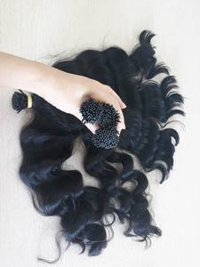 Extensions de cheveux vietnamiens vierges à double tirage de qualité supérieure vente en gros de kératine I Tip tissage de cheveux - Product Image 5