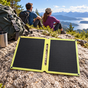 Panel Solar Monocristalino Plegable de 25W 12V con Salida USB - Product Image 2