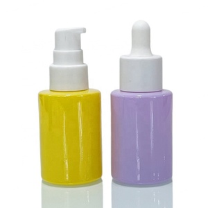 ขวดแก้วเซรั่มแบบหยดพร้อมหัวปั๊มสีขาว ขวดแก้วใสแบบกดหัวปั๊มพร้อมหัวหยด ขนาด 30 มล. - Product Image 3