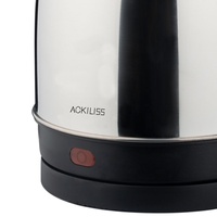 Bouilloire électrique ACL standard US et européen, usage domestique, 2L, réservoir intérieur en acier inoxydable, multifonctionnelle, rapide