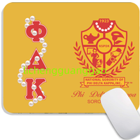 Tapis de souris carré personnalisé de la sororité Phi Beta Sigma, base en caoutchouc antidérapante, tapis de souris pour ordinateur