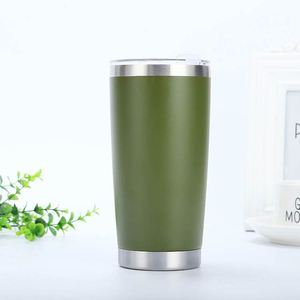 Navy Blue 20oz Powder Coated Tumbler <b>Double</b> <b>Wall</b> Vacuum Insulated Stainless Steel Cup with Lid Straw - Product Image 3