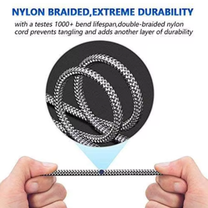 <span class=keywords><strong>Cable</strong></span> <span class=keywords><strong>de</strong></span> Audio Estéreo Trenzado AUX <span class=keywords><strong>de</strong></span> 3.5mm a 3.5mm, Macho a Macho, para Auriculares y Uso Exterior - Product Image 6