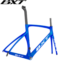 Cadre de vélo de route en fibre de carbone BXT, frein V, Di2/mécanique, chinois, original, vente en gros, OEM, frein à jante aérodynamique, cadres de vélos de route
