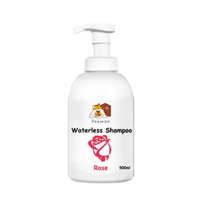 Shampoo sem enxágue para animais de estimação, shampoo ecológico sem água para cães e gatos, cor amigável, com cheiro de espuma, marca própria, para cães e gatos, promoção