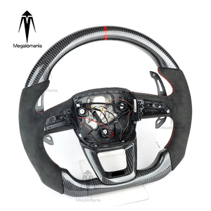 Volant en fibre de carbone pour Audi Q3 Q5 Q7 Q8 Q5L Q7L <span class=keywords><strong>RSQ7</strong></span> QSQ5 RSQ8 RSQ3 SQ5 S3 S4 S5 S6 S7 S8 A3 A4 A6 A5 A7 - Product Image 2