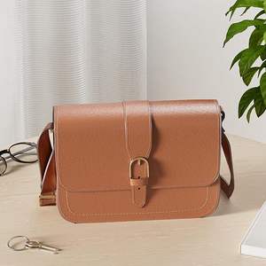 Sacs bandoulière unisexe de luxe à prix d'usine, en cuir PU de haute qualité, avec logo personnalisé, fermetures éclair fantaisie et chaînes, imperméables - Product Image 2