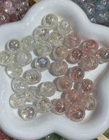 Nouvelles perles en résine acrylique de haute qualité, 16 mm, 200 pièces/paquet, changeantes de couleur, pour stylos à perles et sangles de téléphone