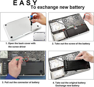 Nouvelle <span class=keywords><strong>batterie</strong></span> d'ordinateur portable de remplacement A1382 d'usine pour <span class=keywords><strong>MacBook</strong></span> <span class=keywords><strong>Pro</strong></span> 15 pouces A1286 début 2011 fin 2011 mi 2012 à un <span class=keywords><strong>prix</strong></span> avantageux - Product Image 2