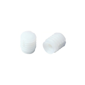 Taco de plástico transparente LM011 Glude, pasador para muebles - Product Image 1