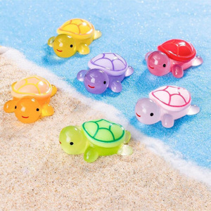Bán Buôn 10-Màu Sáng Nhựa Rùa Biển Ít Phát Sáng Polyresin Đồ Trang Trí Sân Vườn Cho Trang Trí Nội Thất Sân Vườn - Product Image 2