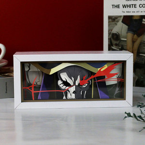 Nouveau produit Lampe en papier découpé décorative personnalisée Cadeau <span class=keywords><strong>Personnage</strong></span> de dessin animé de film d'anime Lampe de nuit en papier découpé 3D pour la décoration de la maison - Product Image 3