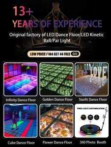 Hot Bán <span class=keywords><strong>Led</strong></span> Dance Floor xách tay RGB Tempered Glass thắp sáng không dây <span class=keywords><strong>LED</strong></span> DJ ánh sáng 3D gương sân khấu đám cưới sàn nhảy - Product Image 6