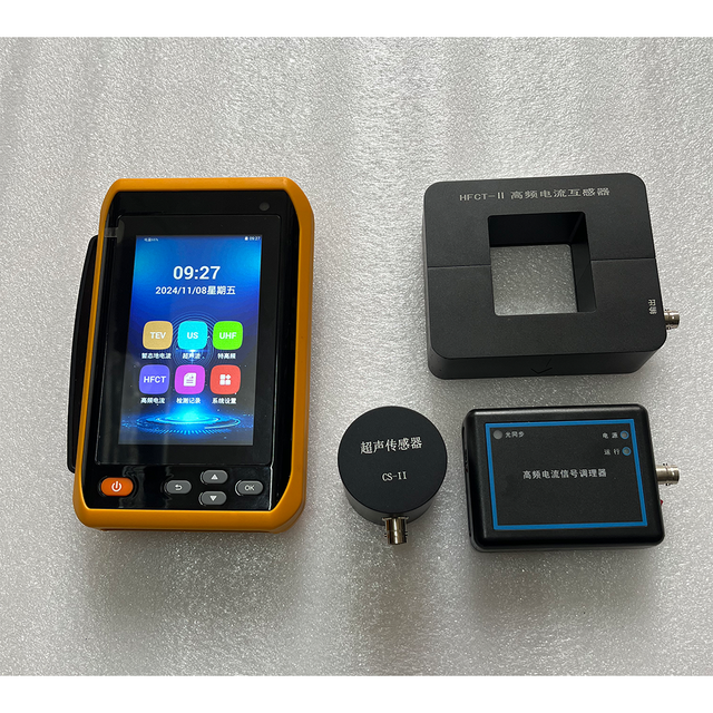 Ultrasonic Sensor Handheld Partial Discharge Tester PD High Voltage Detector GIS Switchgear Tev Partial Discharge