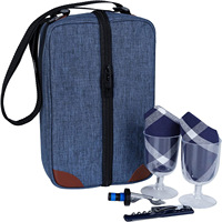 Sac isotherme professionnel pour bouteille de vin en Oxford 600D, idéal pour pique-nique en extérieur et cadeau d'entreprise