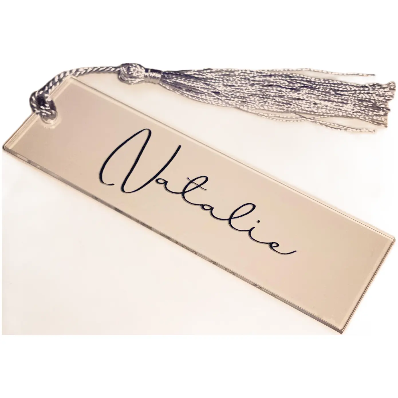 Marcador acrílico DIY personalizado Tassel acrílico dom plástico marcador