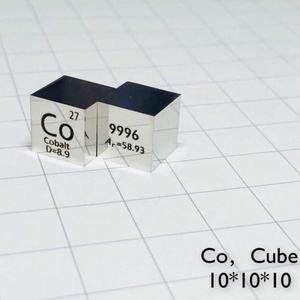 Cubo di Cobalto Puro 99,96% 8,8g Elemento Intagliato della Tavola Periodica 10x10x10mm - Product Image 2