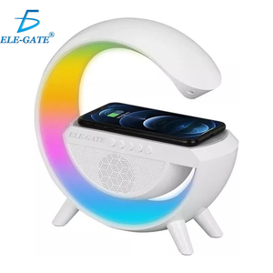 Ele-Gate Smart Table Lamp Speaker <b>Wireless</b> Charger Bluetooth Portable Speaker With Colorful <b>Light</b> - Product Image 1