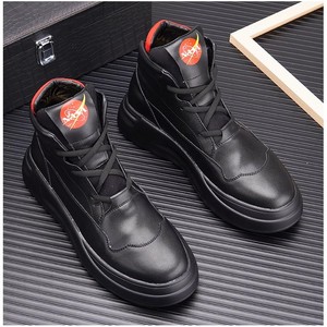 New High Top Casual <b>Shoes</b> for Outdoor Fashion Trend, Thick Sole <b>Height</b> <b>Increase</b>, Anti slip and Wear-resistant Men's <b>Shoes</b> - Product Image 3